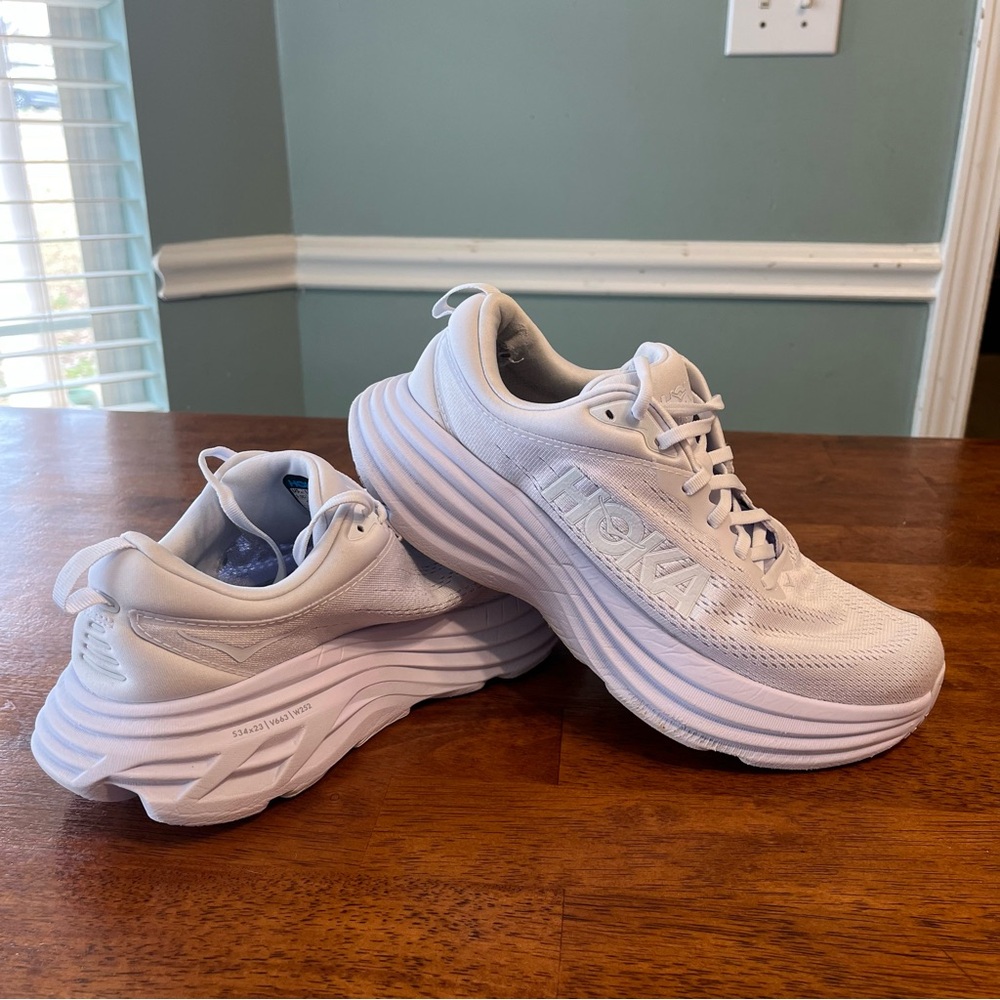 Hoka White Athletic Shoes